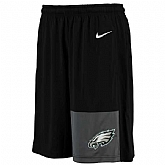 Men's Nike Philadelphia Eagles Black NFL Shorts FengYun,baseball caps,new era cap wholesale,wholesale hats